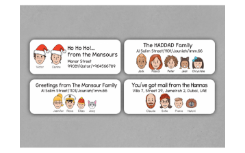 Personalized address labels